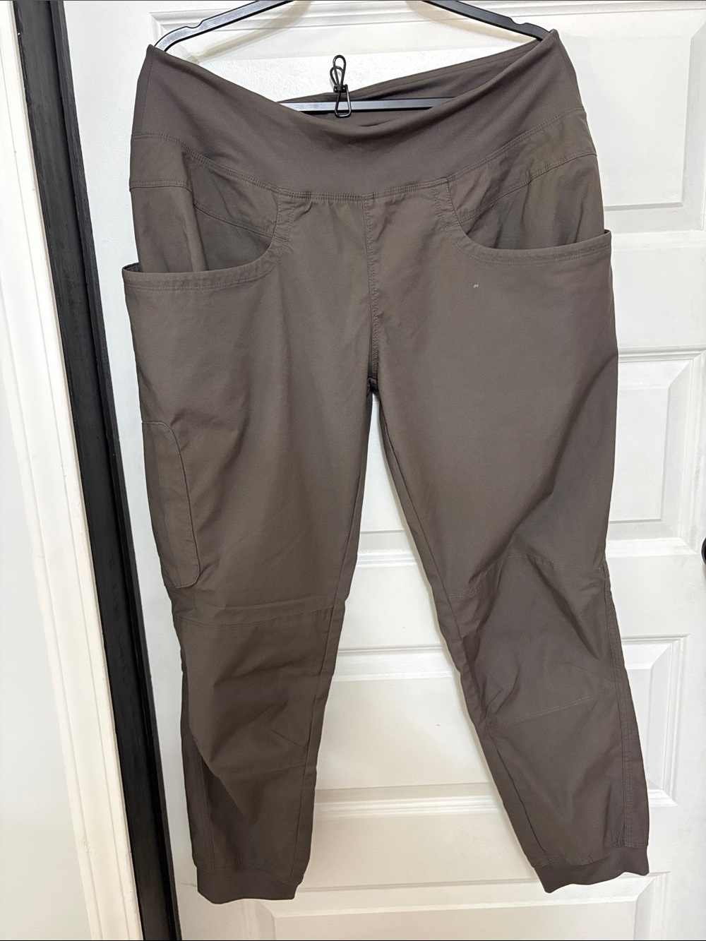 Prana Comfort Stretch Cargo Pants in Taupe